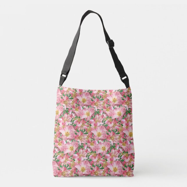 Sac Ajustable Belles fleurs roses (Dos)