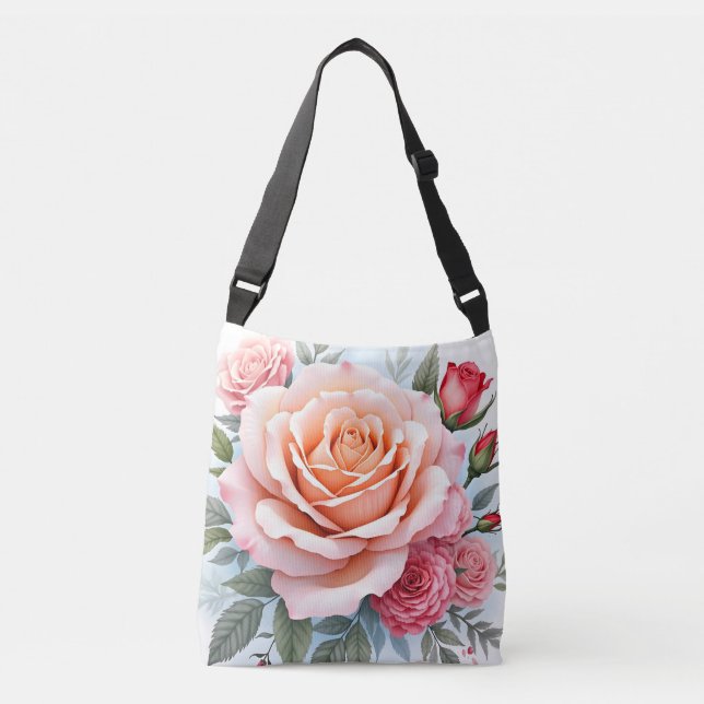 Sac Ajustable Belles Roses Roses Luxe Collection Moderne (Devant)