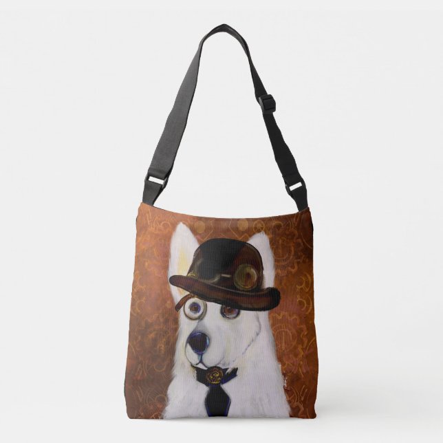 Sac Ajustable Berger Allemand Steampunk    (Devant)