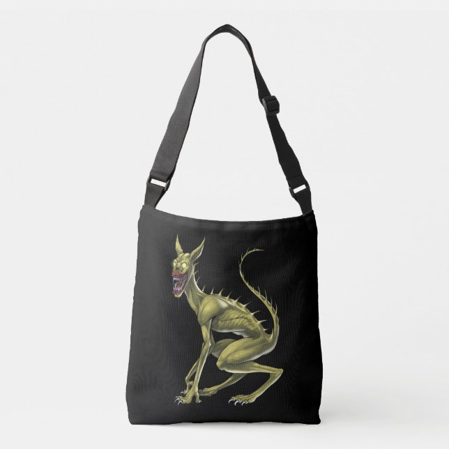 Sac Ajustable Bête de cristaux de Chupacabra (Devant)