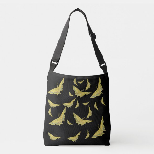 Sac Ajustable Beurre de l'Ancien Monde Jaune Noir (Devant)