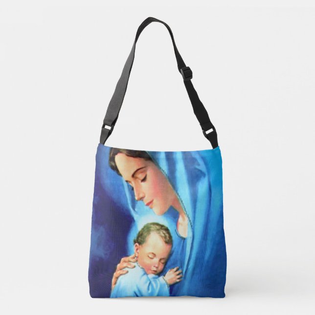 Sac Ajustable Bienheureuse Vierge Marie avec Bébé Jésus (Dos)