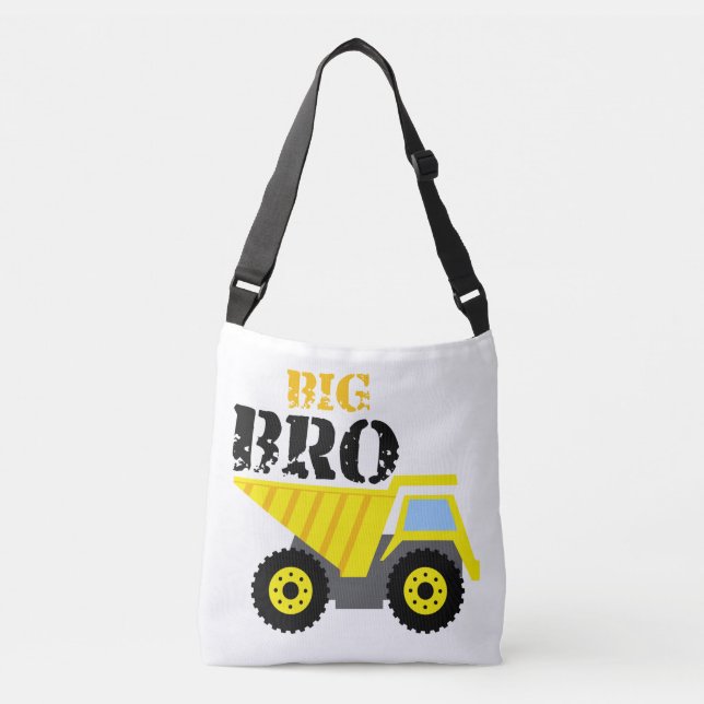 Sac Ajustable Big Bro Construction Camion à vidange jaune (Devant)