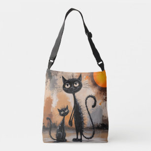 Sac Ajustable Big Cat Little Chat Halloween Fourre-tout