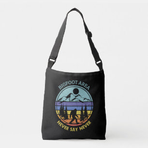 Sac Ajustable Bigfoot Area style rétro Crossbody Bags
