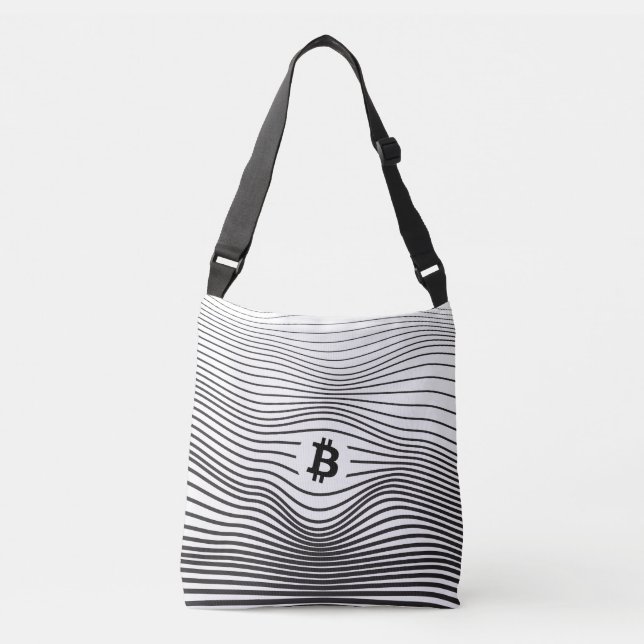 Sac Ajustable Bitcoin Force (White)  (Devant)