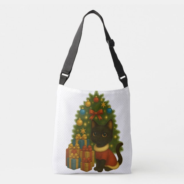 Sac Ajustable “Black Cat Emi and the Christmas Tree” (Devant)