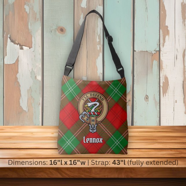 Sac Ajustable Blason du Clan Lennox sur tartan (Créateur téléchargé)