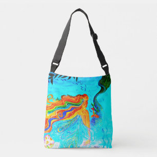 Sac Ajustable bleu arc-en-ciel-haired de sirène