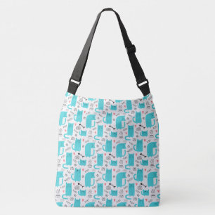 Sac Ajustable Bleu d'oeuf de Robin Motif de chat mignon