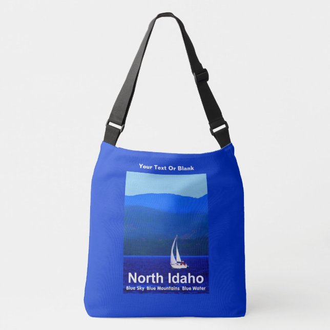 Sac Ajustable Bleu nord de l'Idaho (Devant)