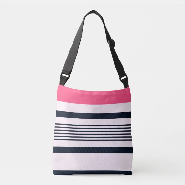Sac Ajustable Bleu rose Pastel Grandes (Devant)