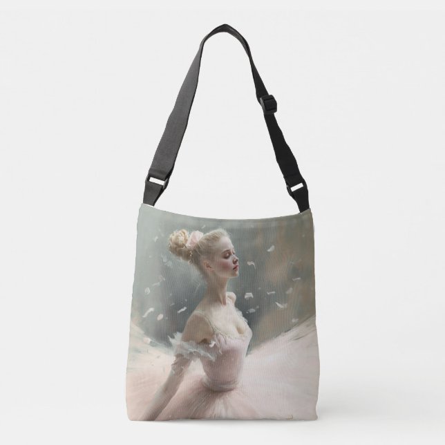 Sac Ajustable Blonde ballerina, une fille qui aime le ballet (Devant)