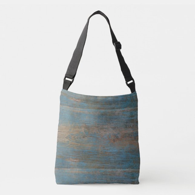 Sac Ajustable Blue Beach Wood Texture (Devant)