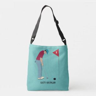 Sac Ajustable Blue Turquoise Golf Thème