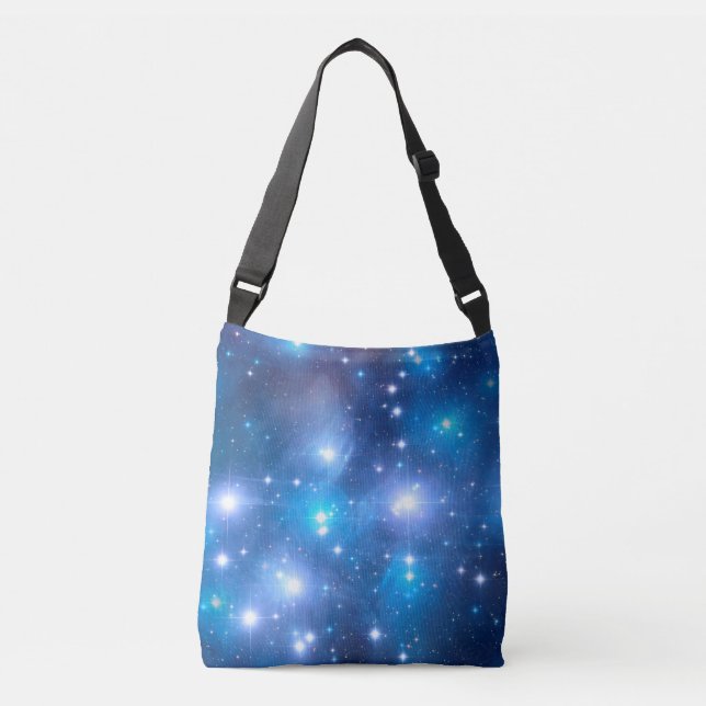 Sac Ajustable Blue Universe Stars + vos idées (Devant)