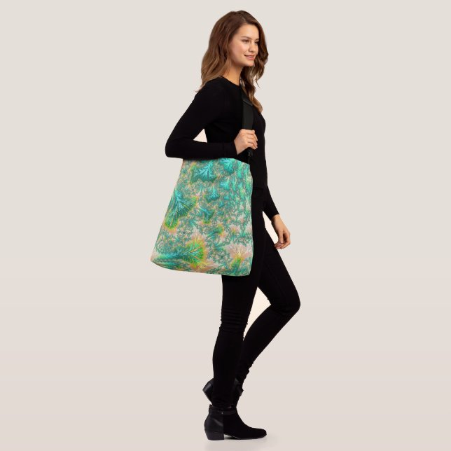 Sac Ajustable Bohème Vibrant Trippy Fractal Abstrait Spiral (Sur le modèle)