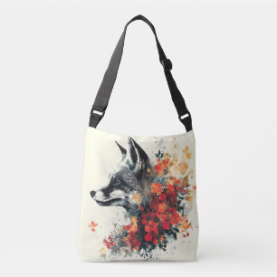 Sac Ajustable Boho Floral Fox Faune Nature