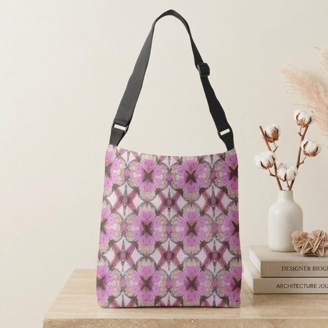 Sac Ajustable Boho floral rose (Créateur téléchargé)