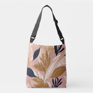 Sac Ajustable Boho rose vif Feuilles Collection moderne