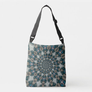Sac Ajustable Boho Spiral Turquoise et kaki Kaleidoscope