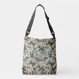 Sac Ajustable Bois de pixel terrestre