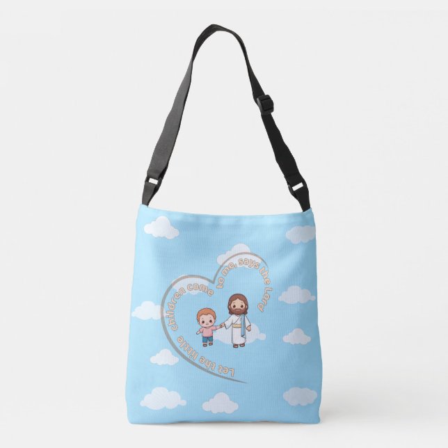 Sac Ajustable Bolsa Cruzada let the children come to me  (Dos)