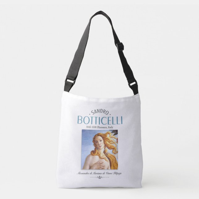 Sac Ajustable Botticelli Naissance de Vénus Peinture et Peintre  (Devant)