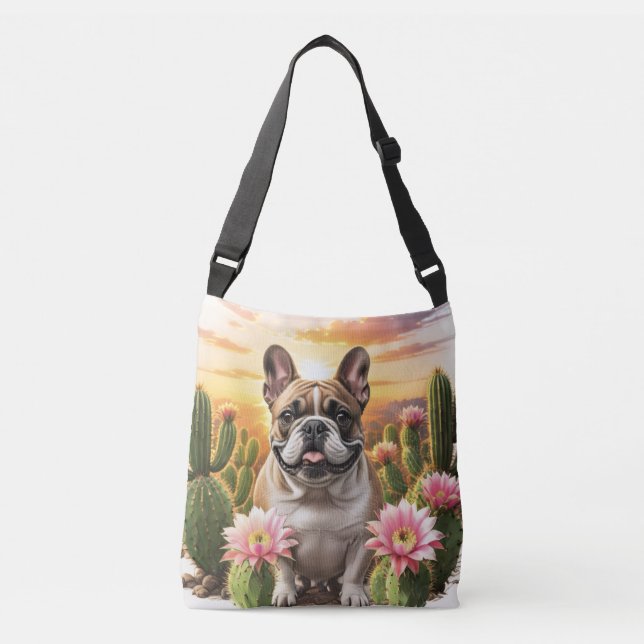 Sac Ajustable Bouledogue français Cactus Bouledogue français  (Devant)