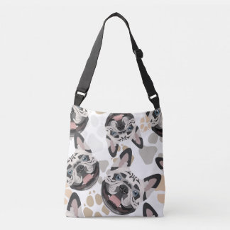 Sac Ajustable Bouledogue français de pattes de chien de motif
