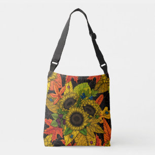 Sac Ajustable Bouquet d'automne noir