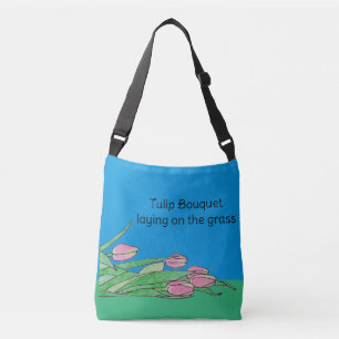 Sac Ajustable Bouquet Tulip allongé sur l'herbe