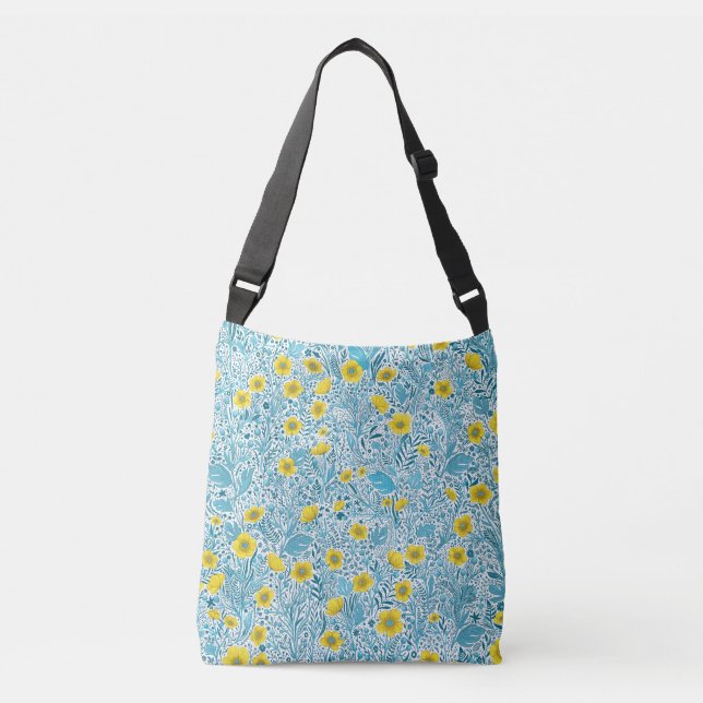 Sac Ajustable Boutons jaunes, bleus et blancs (Devant)