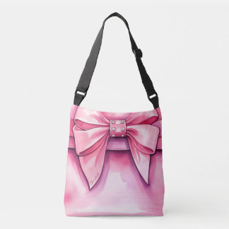 Sac Ajustable Bow rose Fourre-tout