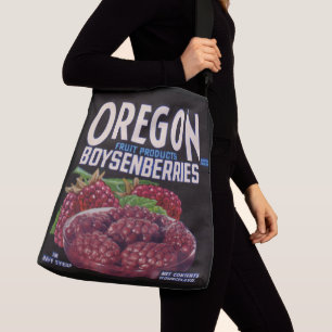 Sac Ajustable Boysenberries Oregon des années 1940 peut imprimer