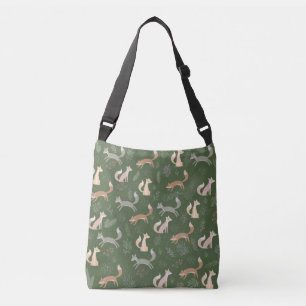 Sac Ajustable Branches d'hiver Fox et Motif Feuille
