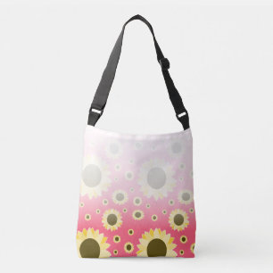 Sac Ajustable Bright Sunflowers on Pink