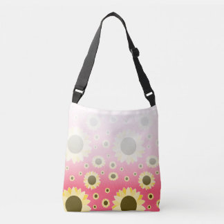 Sac Ajustable Bright Sunflowers on Pink