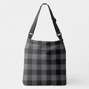 Sac Ajustable Buffle noir gris plaqué