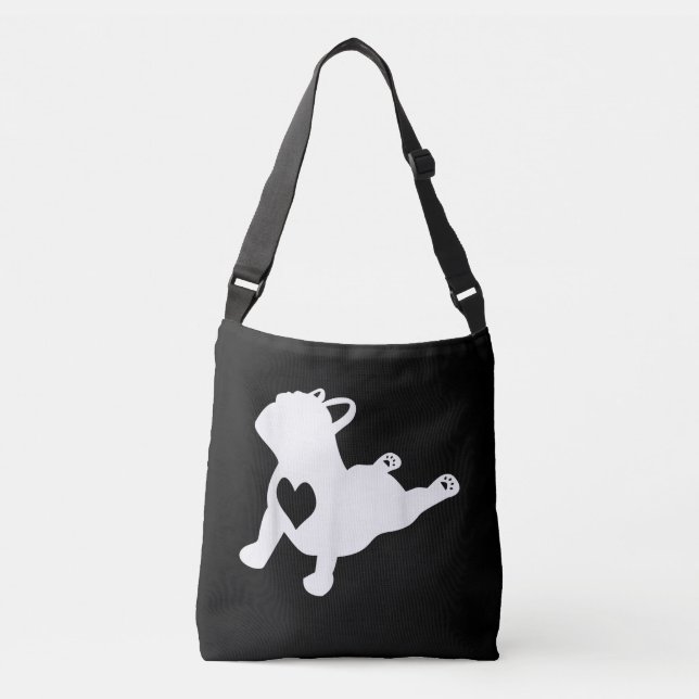 Sac Ajustable Bulldog Yoga Pose Love Heart Workout (Devant)