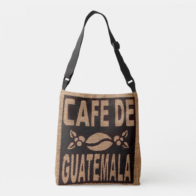 SAC AJUSTABLE BURLAP CAFÉ PURING FOURRE-TOUT FAUX, GUATEMALA (Dos)