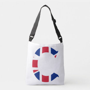 Sac Ajustable C Monogramme superposé sur Union Jack Flag cbcnt