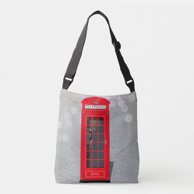 Sac Ajustable Cabine téléphonique rouge classique de Londres ave (Devant)