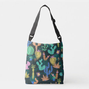 Sac Ajustable Cactus dessiné à la main : sans couture scandinave