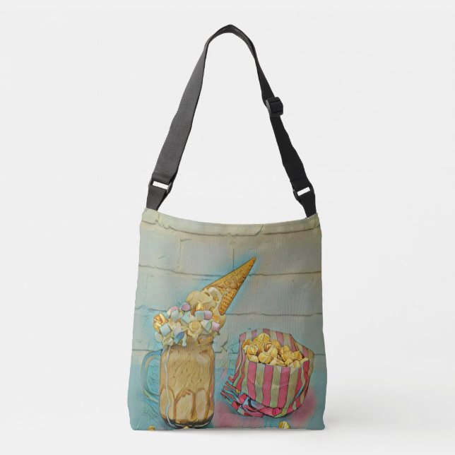 Sac Ajustable Cadeau amoureux de crème glacée (Devant)