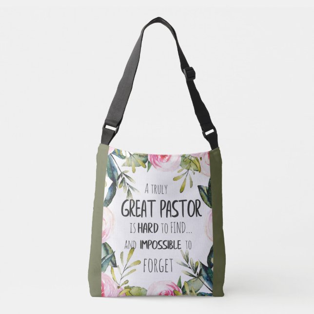 Sac Ajustable Cadeau d'appréciation pour le pasteur Citation de  (Devant)