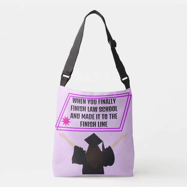 Sac Ajustable Cadeau De Citation D'Humour Moderne Lilac & Purple (Devant)