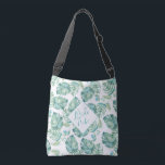 Sac Ajustable Cadeau de la proposition de servante d'information<br><div class="desc">Tropical all over print sac fourre-tout for women and girls présentent mes feuilles de palmier monstera d'aquarelle d'origine dans les tons turquoise, bleu et vert avec votre personnalisation ou monogramed initial dans une police de script moderne. Un cadeau parfait pour votre mariage de mariage de destination. Pour en savoir plus,...</div>
