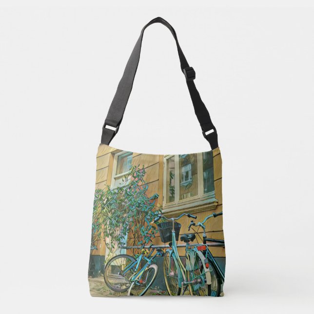 Sac Ajustable Cadeau Vélo Lover | Peinture à vélo (Devant)