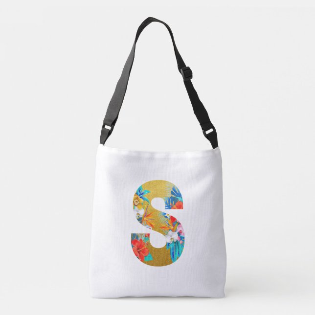 Sac Ajustable Cadeaux de fête de mariage de fleurs tropicales De (Dos)